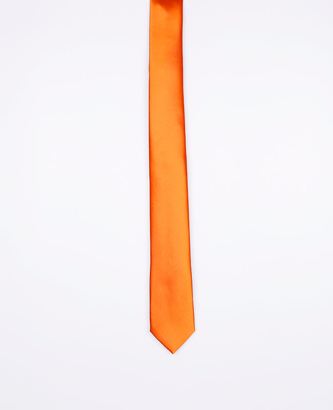 Stropdas Oranje Heren in Polyester | Jules - Unipap's