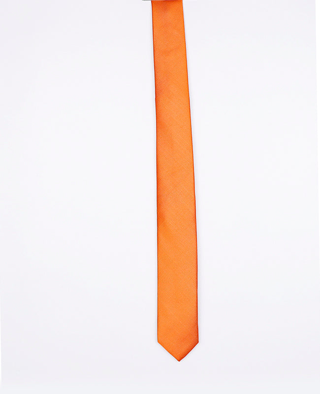 Stropdas Oranje Heren in Polyester | Lucien - Unipap's
