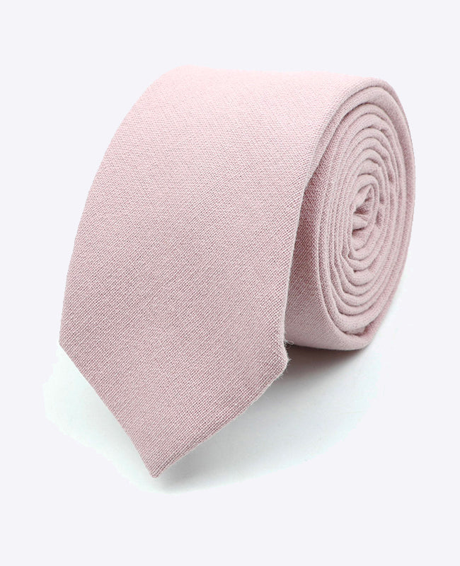 Cravate Rose n°3 Homme en Coton | Edgard | Unipap's