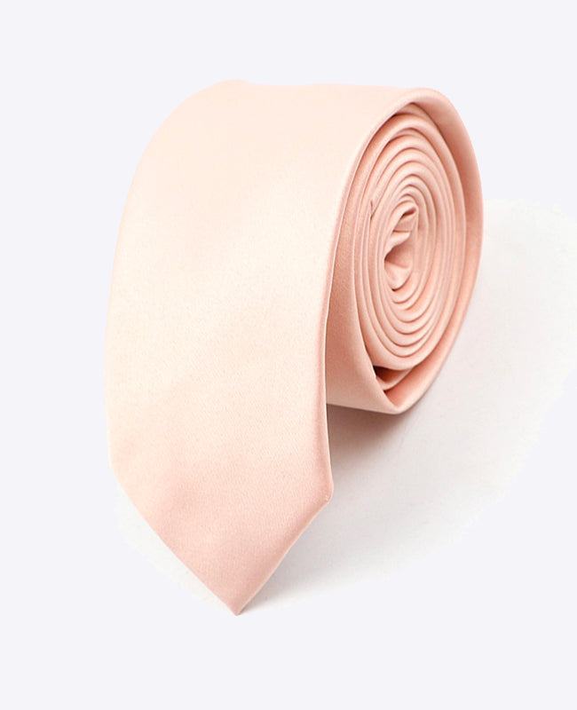 Stropdas Roze nr.5 Heren in Polyester "Anatole"