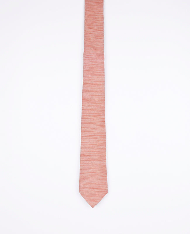 Stropdas Roze Perzik Heren in Polyester | Augustin - Unipap's