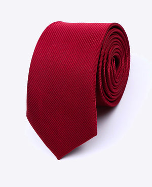 Stropdas Rood nr.1 Heren in Polyester | Lucien - Unipap's