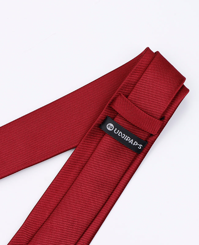 Stropdas Rood nr.1 Heren in Polyester | Lucien - Unipap's