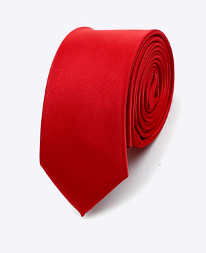 Stropdas Rood nr.2 Heren in Polyester | Jules - Unipap's