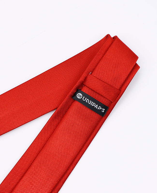 Stropdas Rood nr.2 Heren in Polyester | Lucien - Unipap's