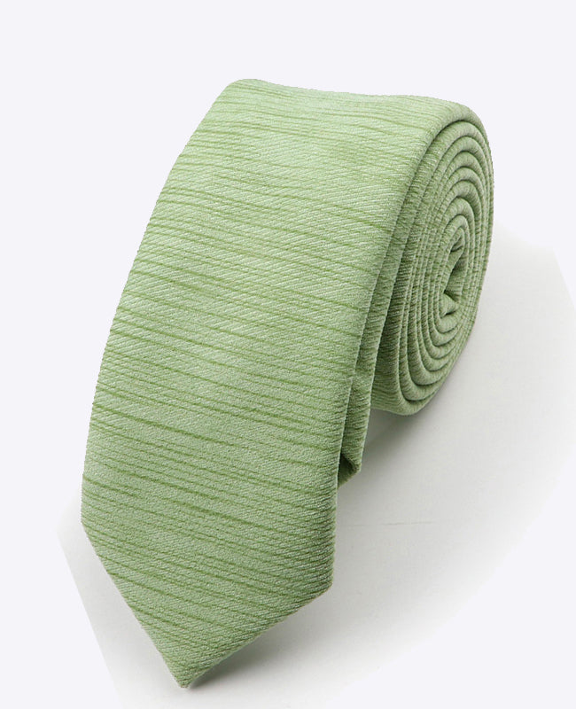 Stropdas Groen nr.2 Heren in Polyester "Augustin"