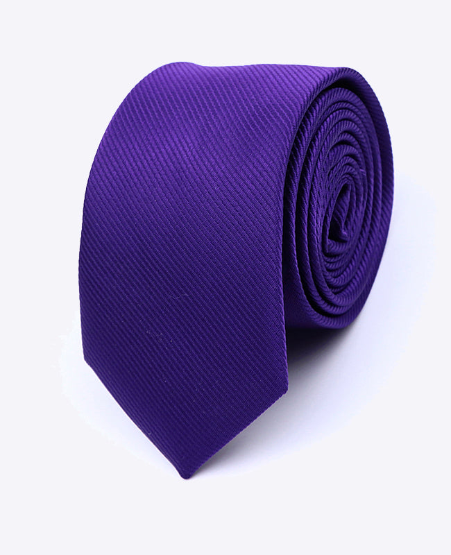 Stropdas Paars nr.1 Heren in Polyester | Lucien - Unipap's