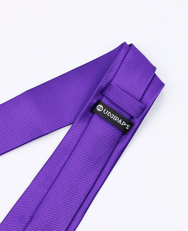 Stropdas Paars nr.1 Heren in Polyester | Lucien - Unipap's