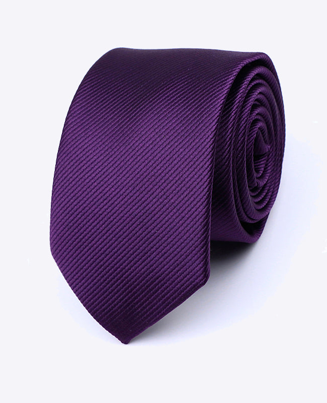 Stropdas Paars nr.2 Heren in Polyester | Lucien - Unipap's