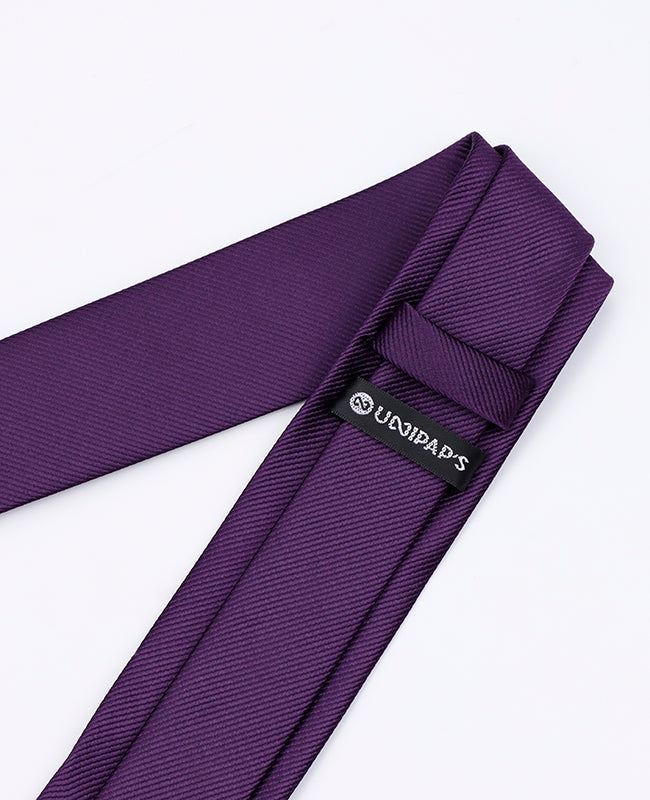 Stropdas Paars nr.2 Heren in Polyester | Lucien - Unipap's