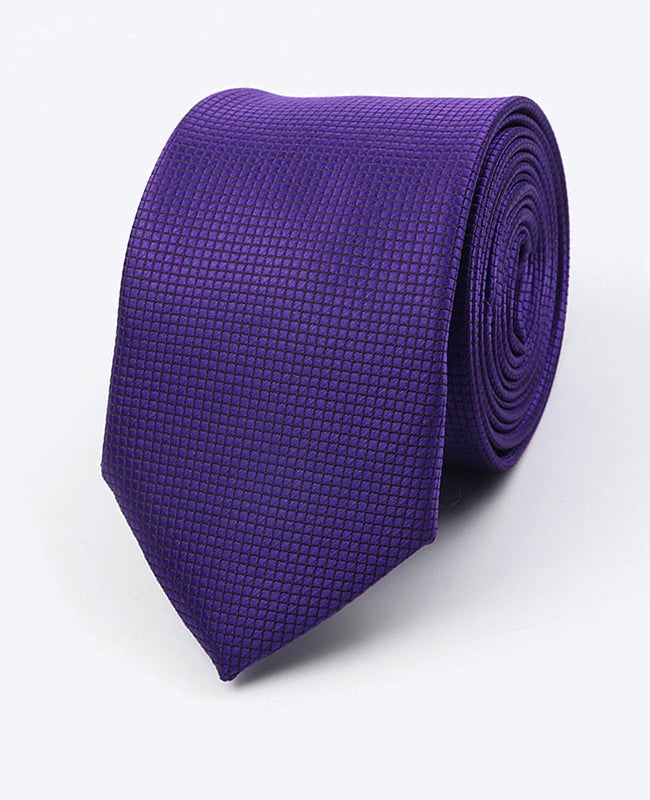 Stropdas Paars nr.2 Heren in Polyester | Martin - Unipap's
