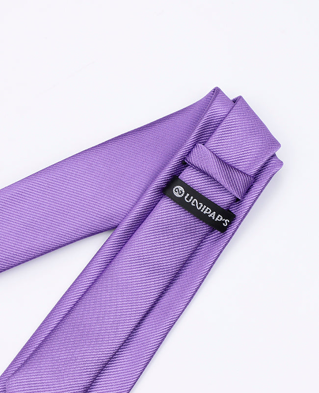 Stropdas Paars nr.3 Heren in Polyester | Lucien - Unipap's