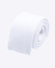 Stropdas Wit Heren in Tricot 