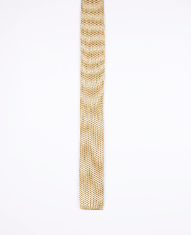 Stropdas Goud Heren in Tricot "Léon"