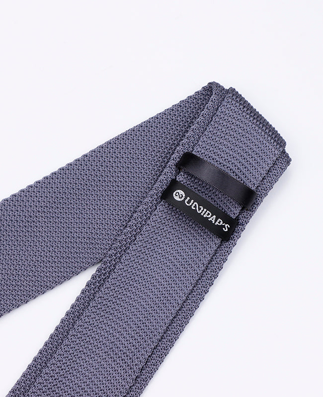 Stropdas Grijs Heren in Tricot "Léon"