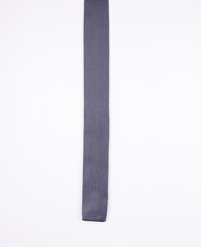 Stropdas Grijs Heren in Tricot "Léon"