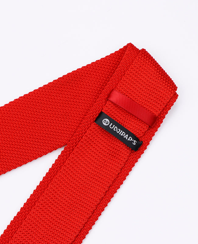 Stropdas Rood nr.2 Heren in Tricot "Léon"