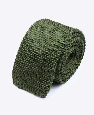 Stropdas Groen nr.2 Heren in Tricot 