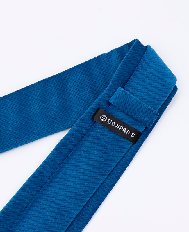Stropdas Blauw nr.2 Heren in Fluweel | Marius - Unipap's