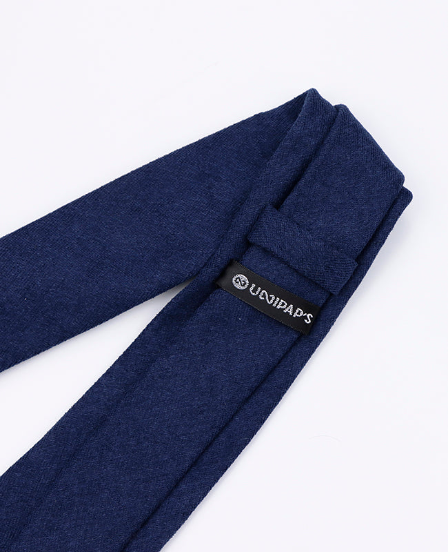 Stropdas Blauw nr.1 Heren in Fluweeleffect | Simon - Unipap's
