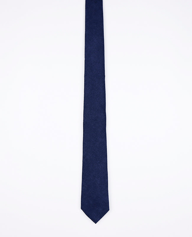 Stropdas Blauw nr.1 Heren in Fluweeleffect | Simon - Unipap's