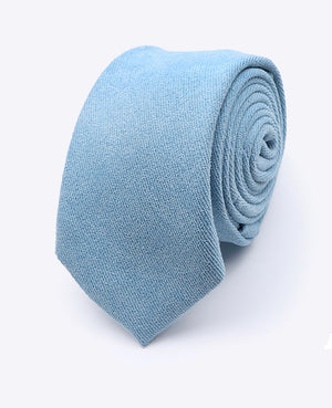 Stropdas Blauw nr.3 Heren in Fluweeleffect | Simon - Unipap's