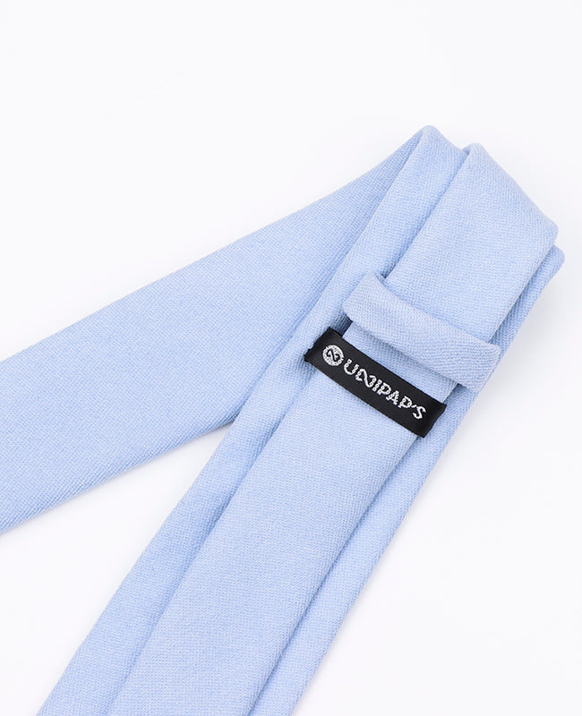 Stropdas Blauw nr.3 Heren in Fluweeleffect | Simon - Unipap's