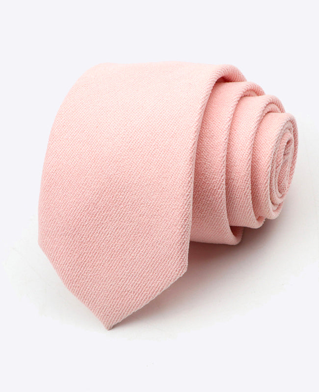 Stropdas Roze nr.1 Heren in Fluweeleffect "Simon"