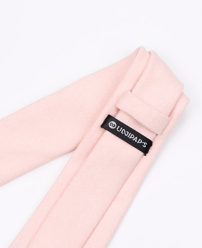 Stropdas Roze nr.1 Heren in Fluweeleffect | Simon - Unipap's