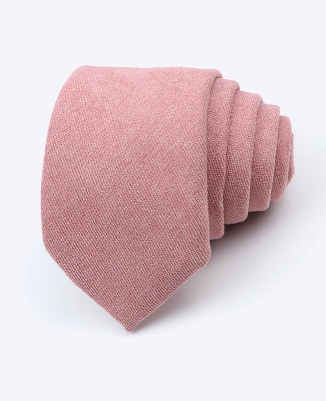 Stropdas Roze nr.2 Heren in Fluweeleffect "Simon"