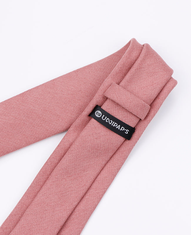 Stropdas Roze nr.2 Heren in Fluweeleffect | Simon - Unipap's