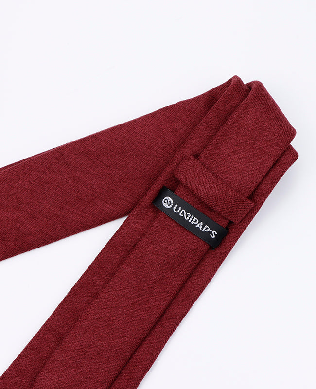Cravate Rouge n°1 Homme en Effet Velours «Simon»