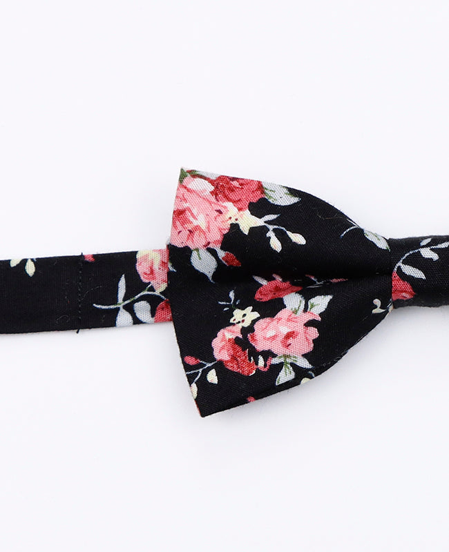 Noeud Papillon Liberty Noir n°1 Enfant en Coton | Charles - Unipap's