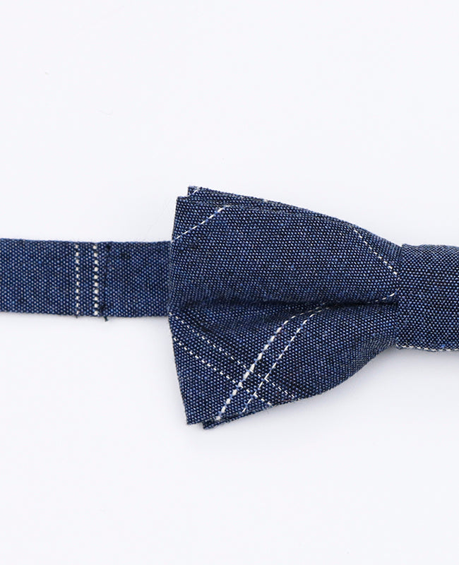 Vlinderdas Tartan Blauw Kinderen in Katoen | Marcel - Unipap's
