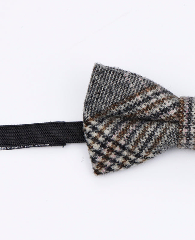 Noeud Papillon Tartan Gris n°7 Enfant en Laine | Norbert - Unipap's