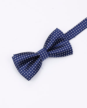 Vlinderdas Blauw nr.1 Met Stippen Kinderen in Polyester | Louis - Unipap's