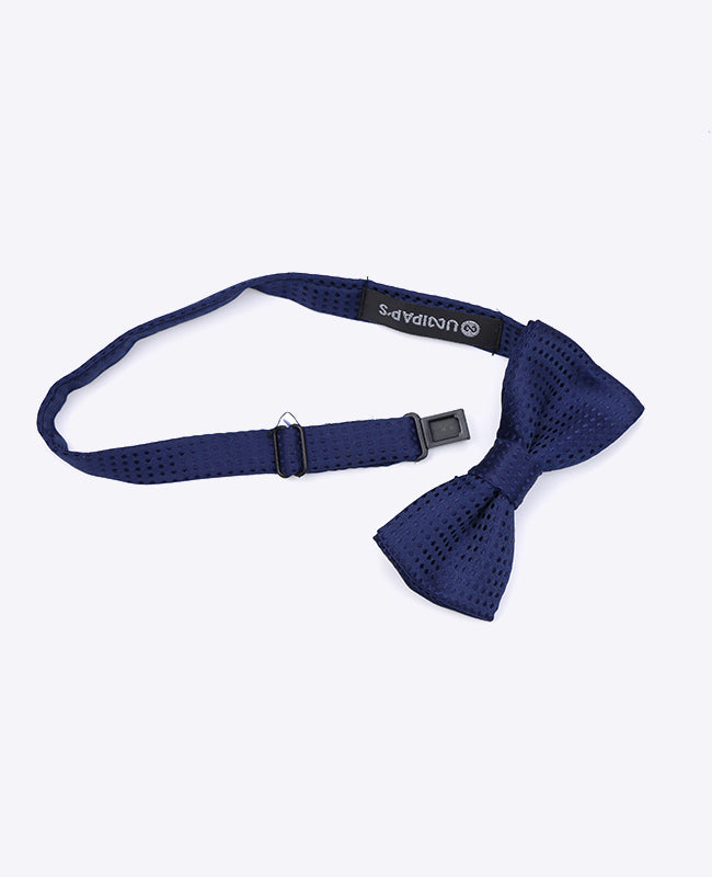 Vlinderdas Blauw nr.3 Met Stippen Kinderen in Polyester | Louis - Unipap's