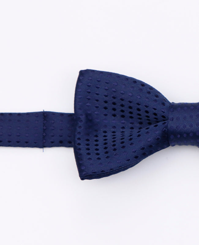 Vlinderdas Blauw nr.3 Met Stippen Kinderen in Polyester | Louis - Unipap's