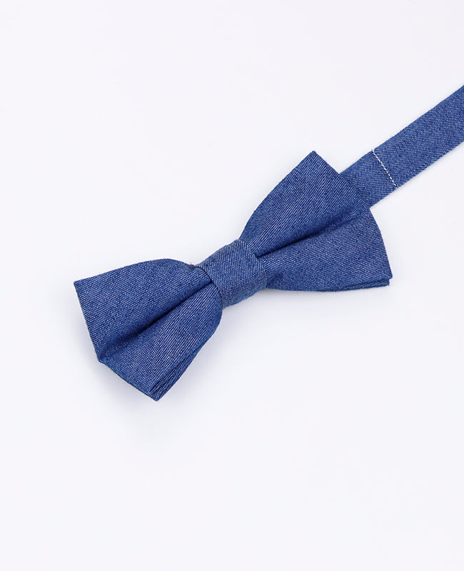 Vlinderdas Blauw nr.4 Kinderen in Katoen "Edgard"