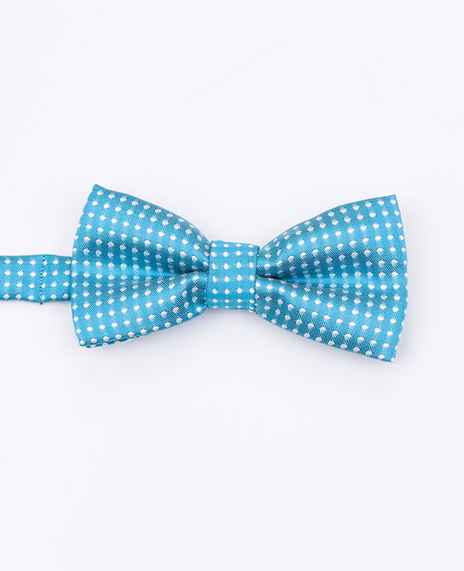 Vlinderdas Blauw nr.4 Met Stippen Kinderen in Polyester | Louis - Unipap's