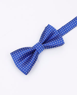 Vlinderdas Blauw nr.5 Met Stippen Kinderen in Polyester | Louis - Unipap's