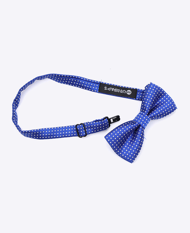 Vlinderdas Blauw nr.5 Met Stippen Kinderen in Polyester | Louis - Unipap's