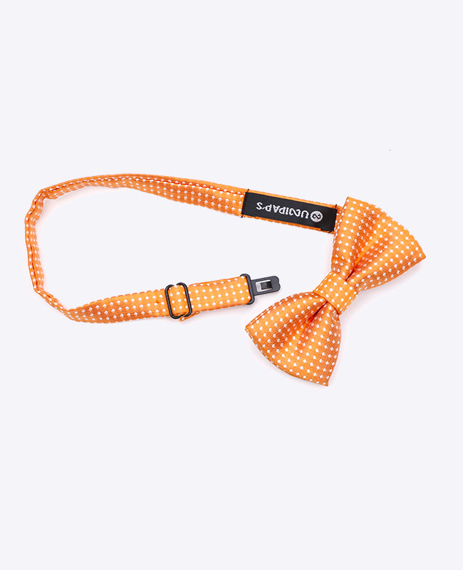 Vlinderdas Oranje Met Stippen Kinderen in Polyester | Louis - Unipap's