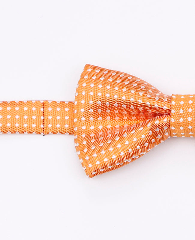 Vlinderdas Oranje Met Stippen Kinderen in Polyester | Louis - Unipap's