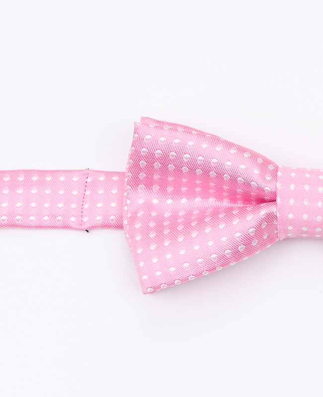 Vlinderdas Roze nr.1 Met Stippen Kinderen in Polyester | Louis - Unipap's
