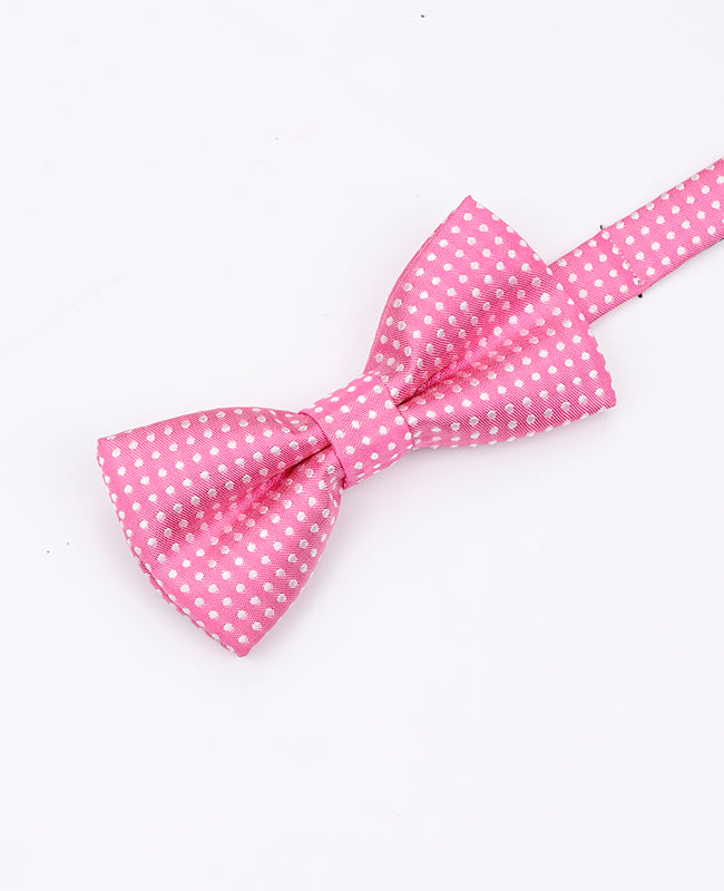 Vlinderdas Roze nr.2 Met Stippen Kinderen in Polyester | Louis - Unipap's