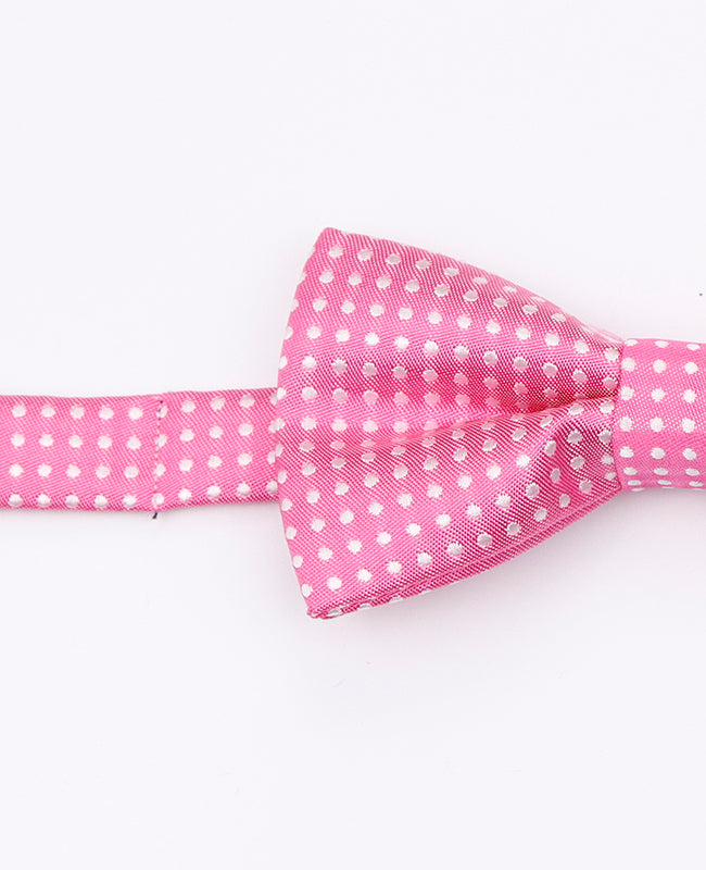 Vlinderdas Roze nr.2 Met Stippen Kinderen in Polyester | Louis - Unipap's