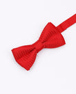 Vlinderdas Rood nr.1 Met Stippen Kinderen in Polyester | Louis - Unipap's