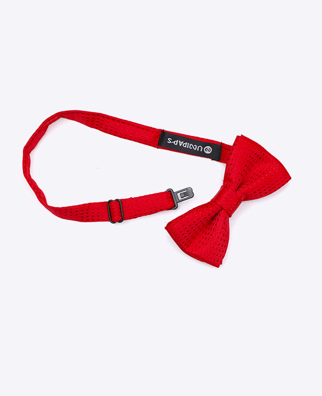 Vlinderdas Rood nr.1 Met Stippen Kinderen in Polyester | Louis - Unipap's