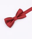 Vlinderdas Rood nr.2 Met Stippen Kinderen in Polyester 